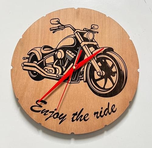 Een mooie Motor klok